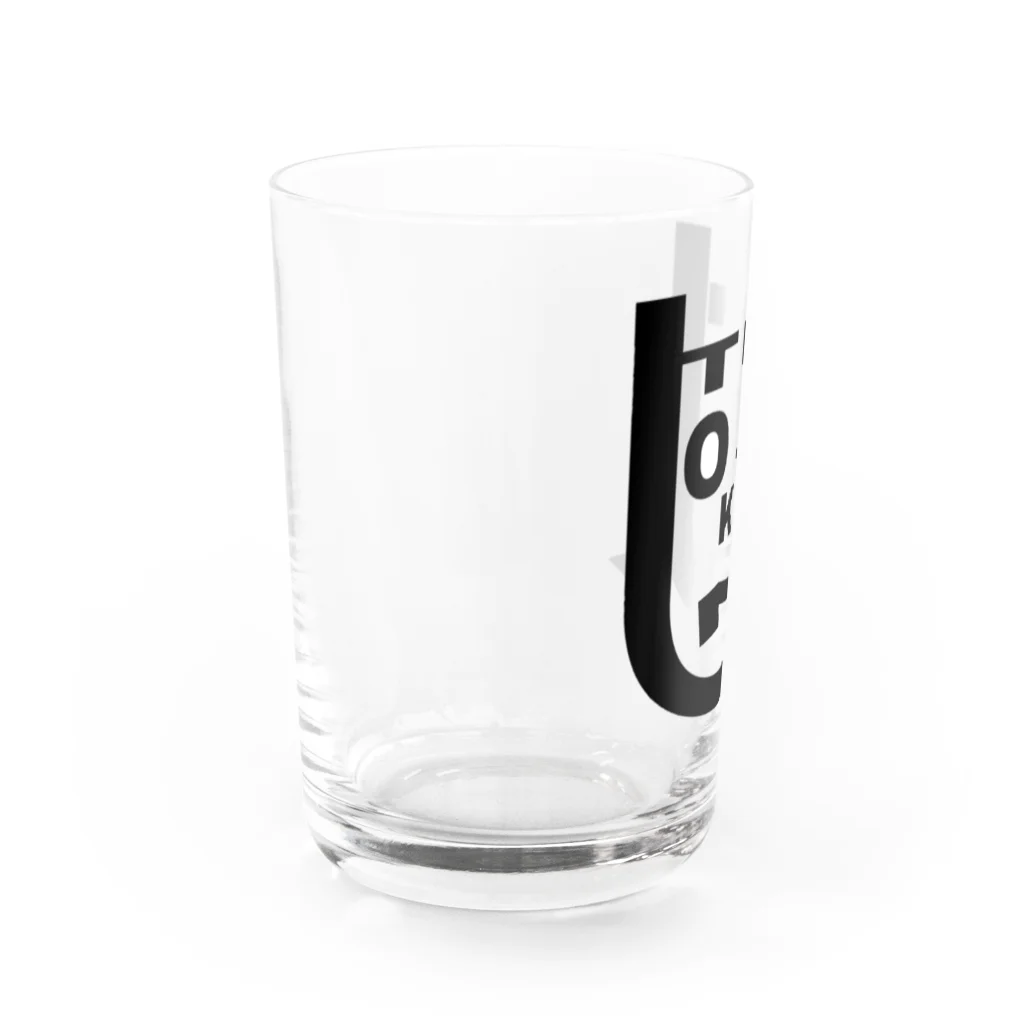 moonのTHANKYOU Water Glass :left