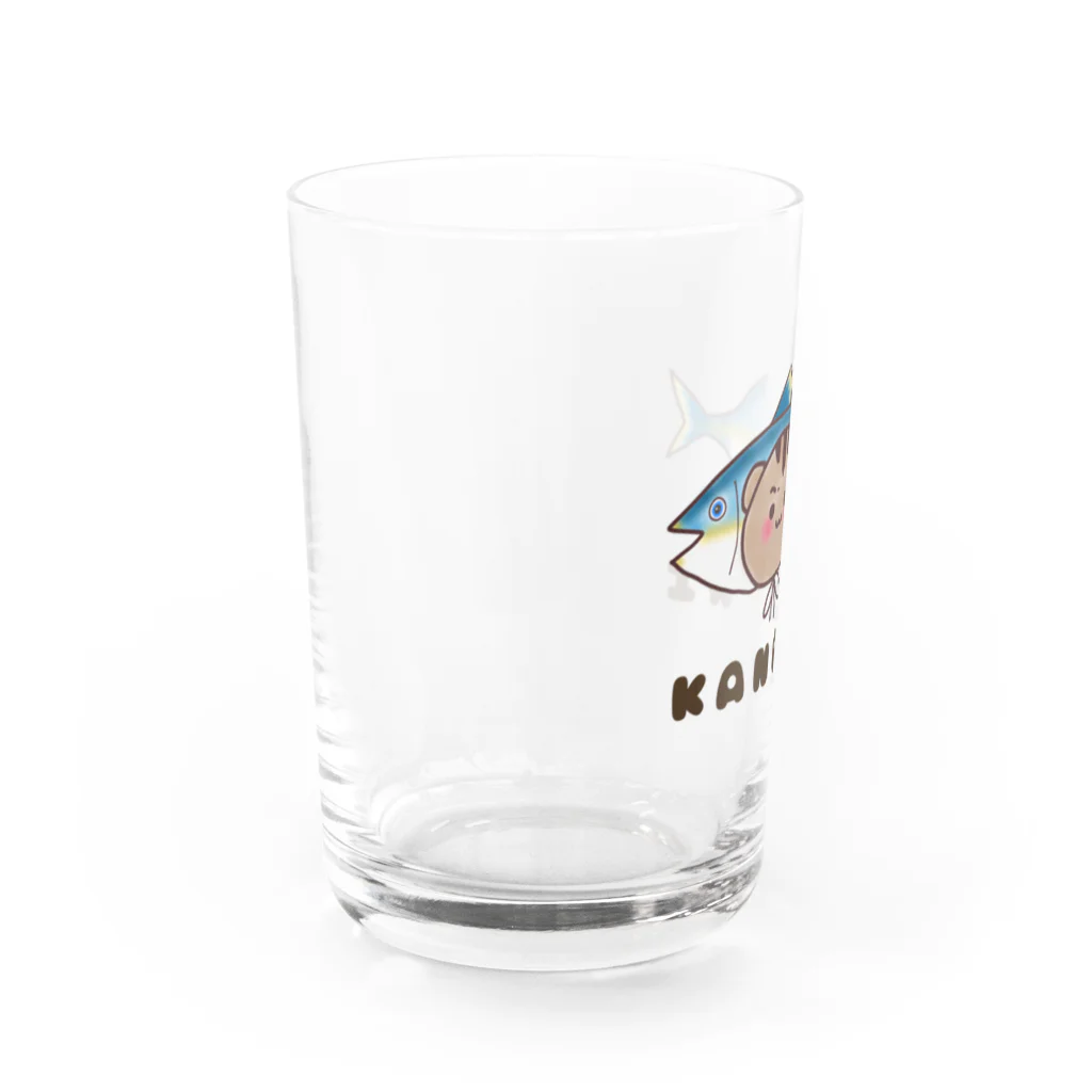 🐟りすカル shop🐿の寒ブリちゃん🐿 Water Glass :left