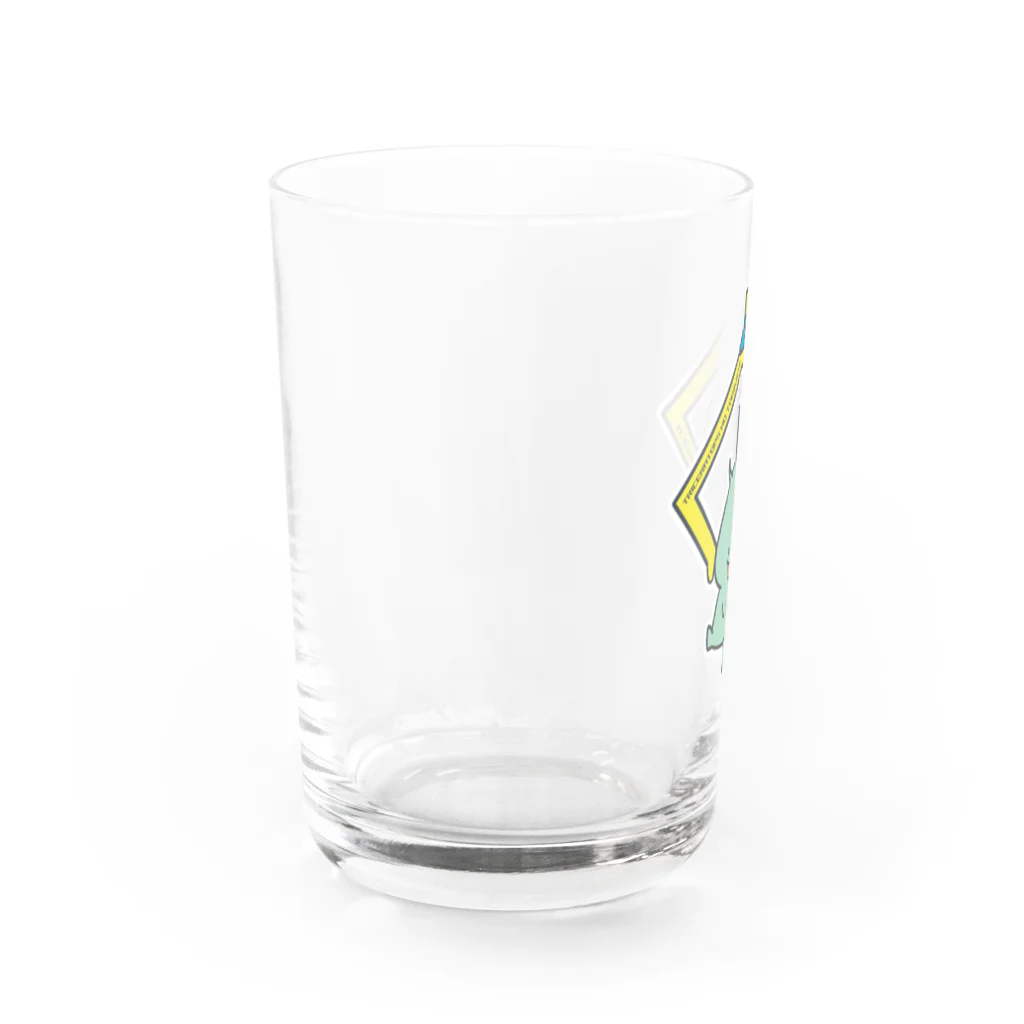 akoca.(アコカ)のトリケラトプスのとりきち-クレーン- Water Glass :left