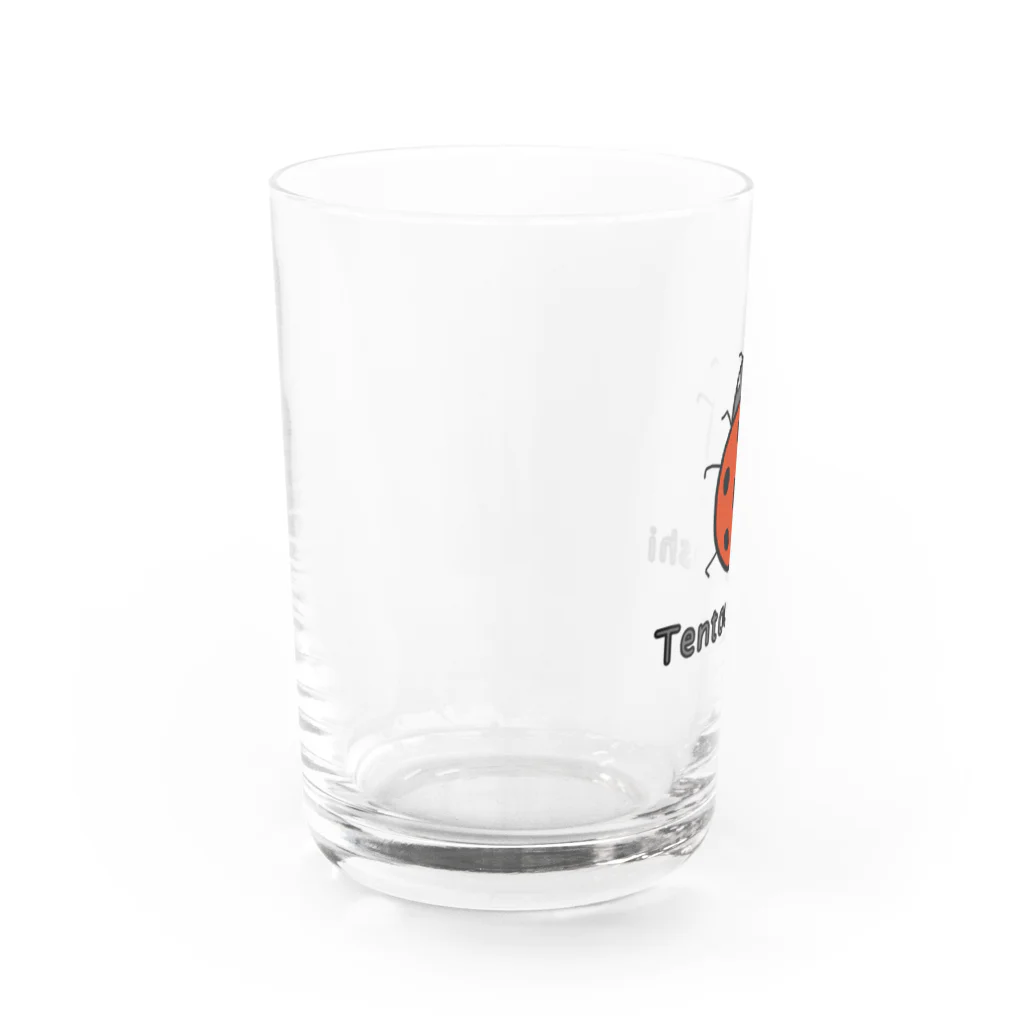 MrKShirtsのTentoumushi (てんとう虫) 色デザイン Water Glass :left