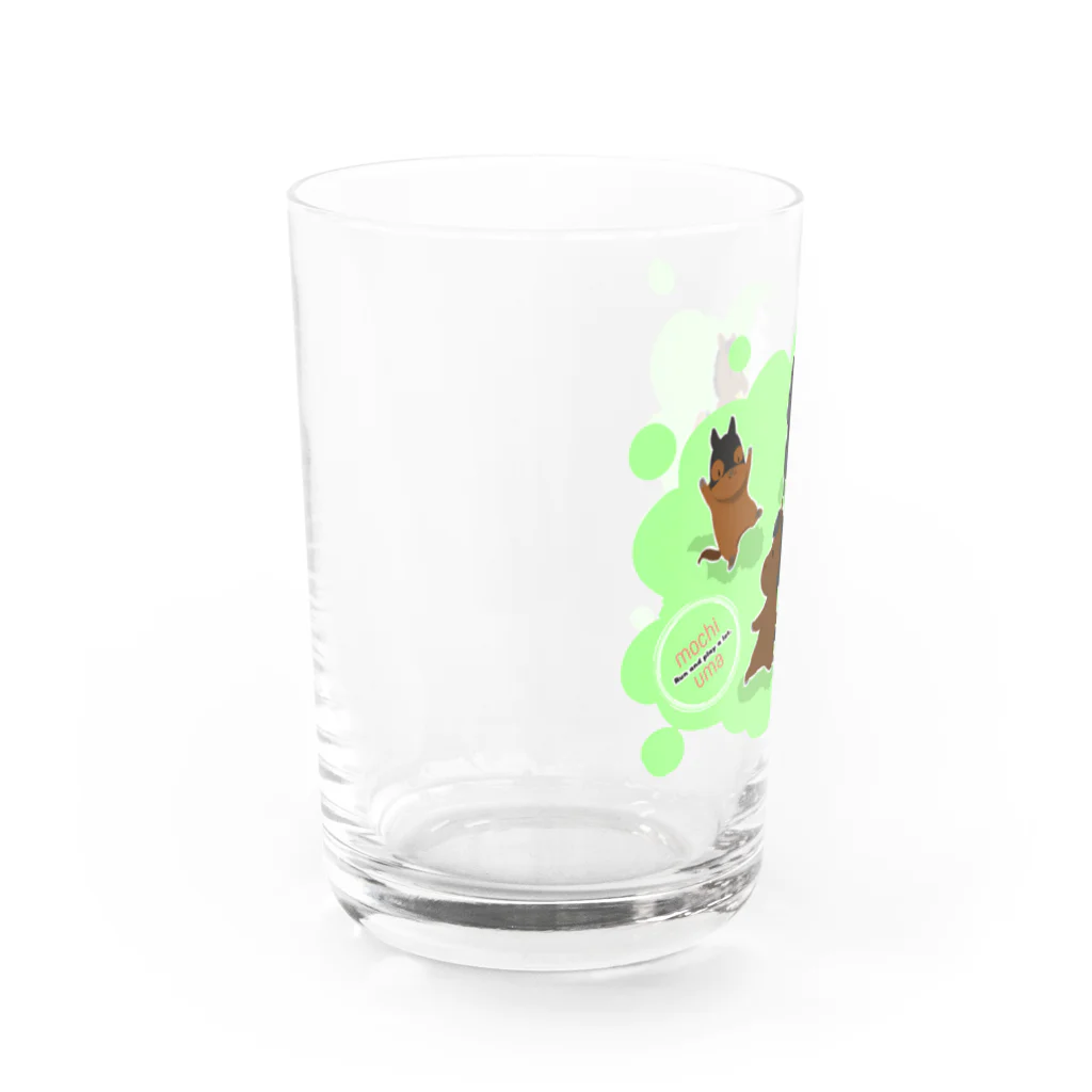 ツジイマコトのもちうま Water Glass :left