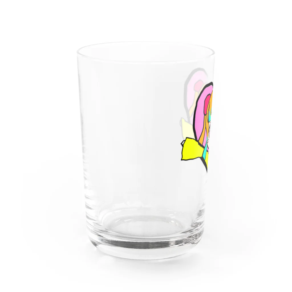 グレープオリジナルショップのハッピーちゃん Water Glass :left