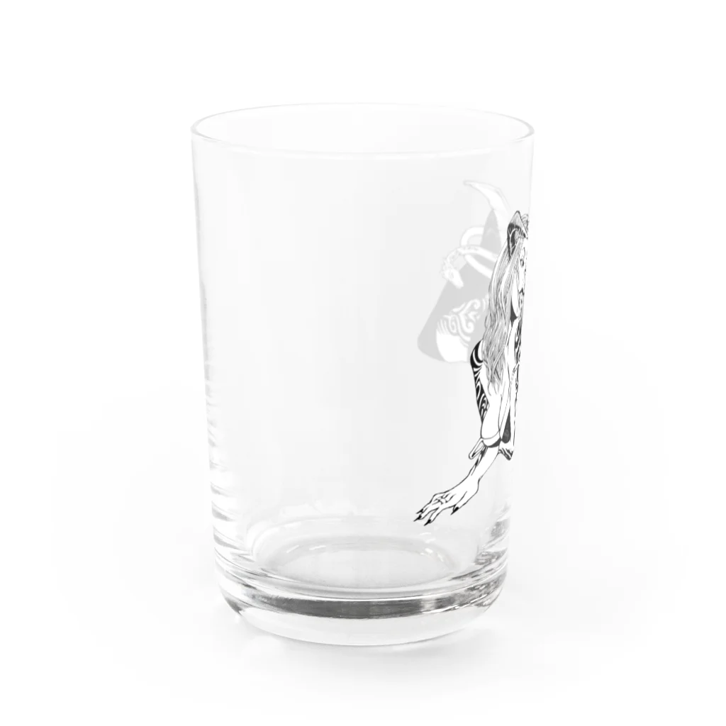 月が輝くこんな夜にのDragon Girl Water Glass :left