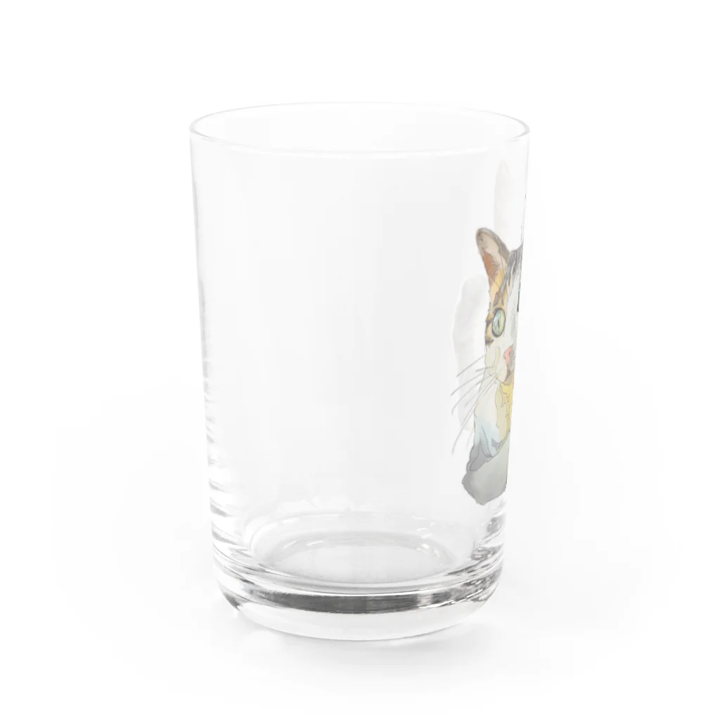 海中のMiyakocat Water Glass :left