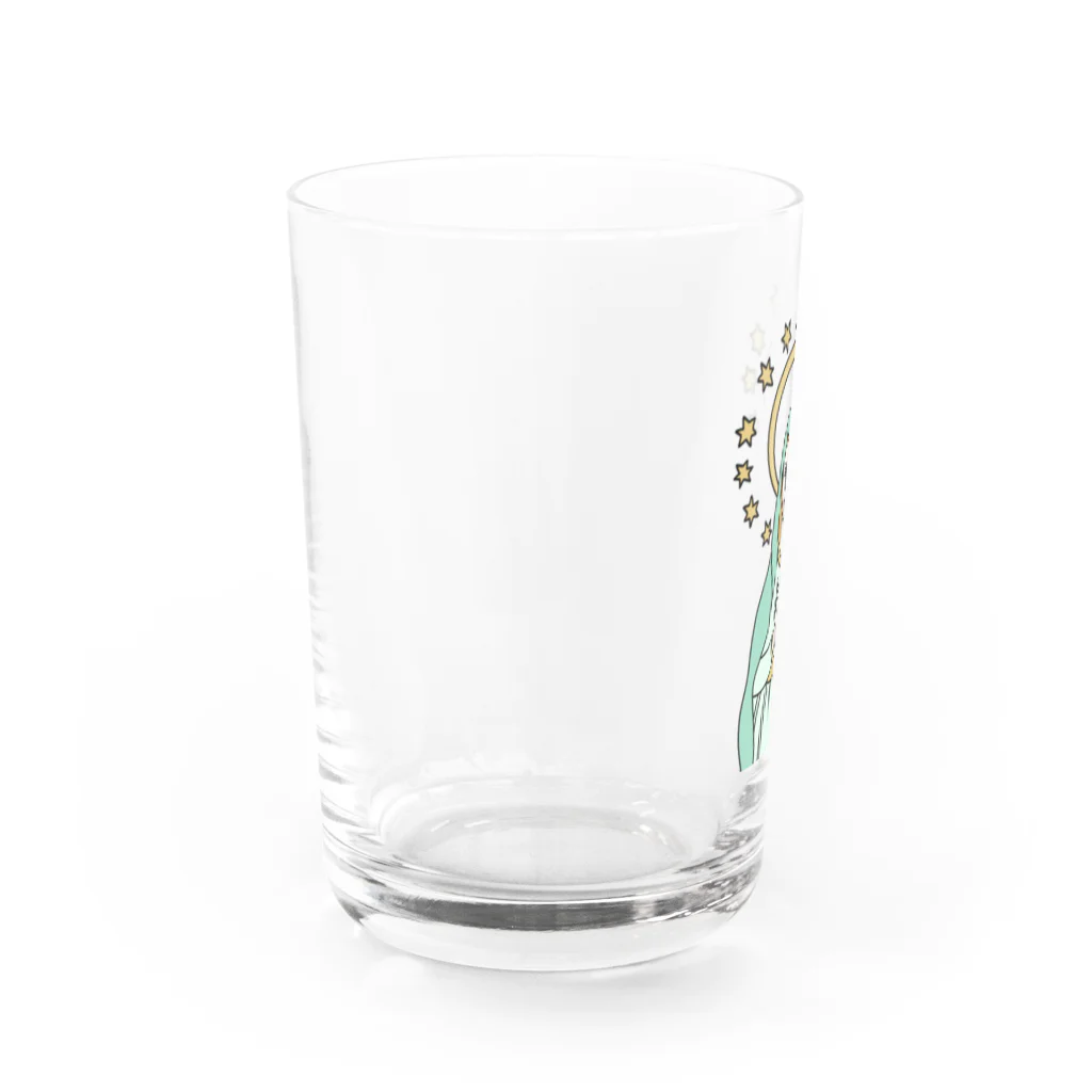Orumiのおいのりギャル Water Glass :left