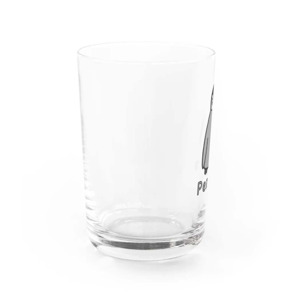 MrKShirtsのPengin (ペンギン) 色デザイン Water Glass :left