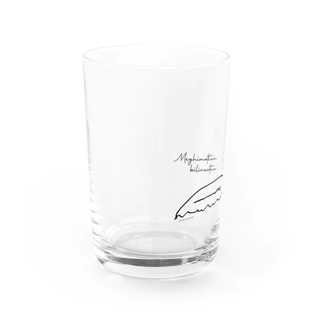ryouga insects designのナメクジくん／モノトーンシリーズ Water Glass :left