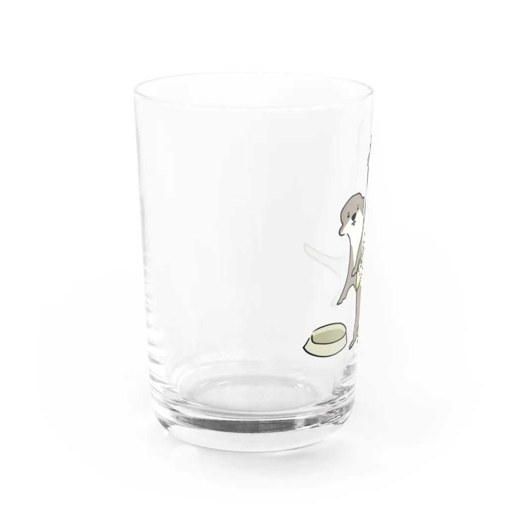 けちゃっぷごはんのお店のお魚ちょ〜だい Water Glass :left