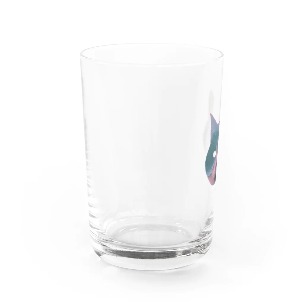 サーモンのネコにゃご Water Glass :left