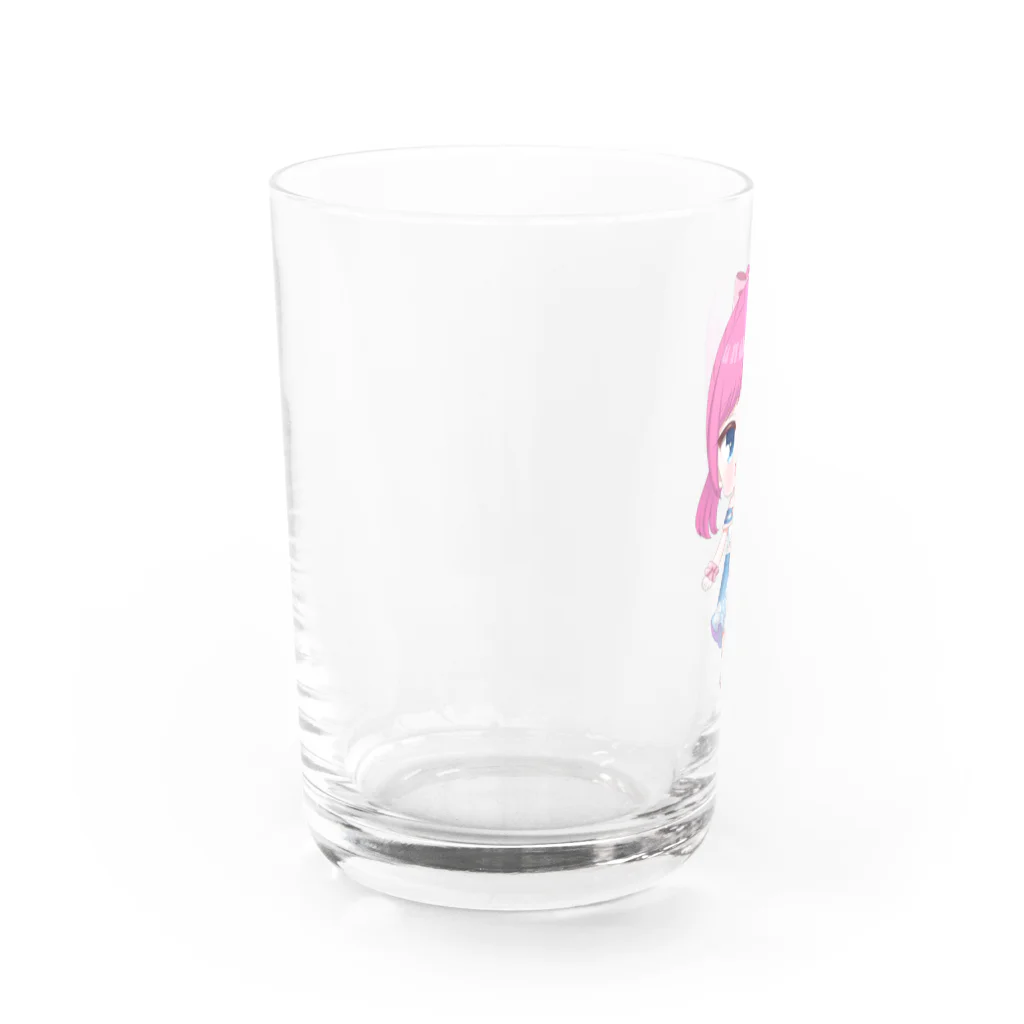 巫護まにの夏ドレスまに Water Glass :left