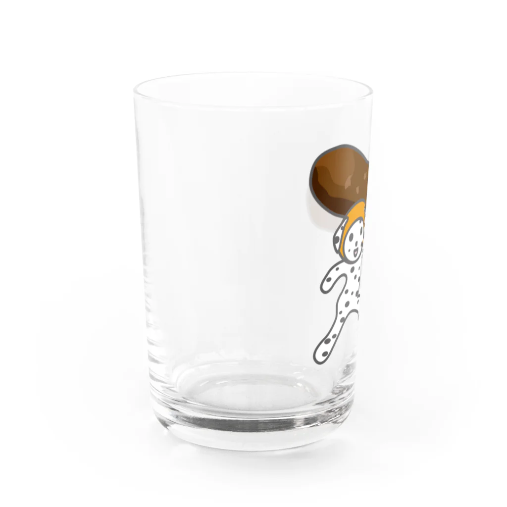 ヨープキャンが気になったのかりんとういぬ Water Glass :left