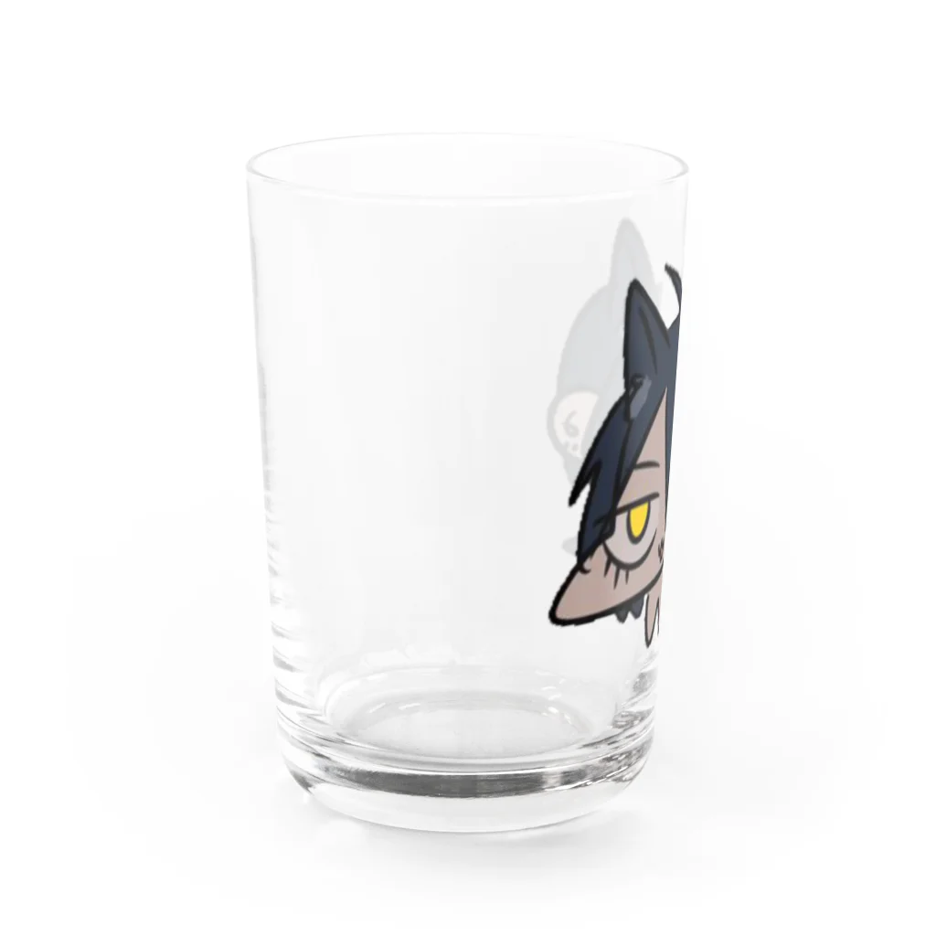 めてるの路上販売のねこのめてる Water Glass :left