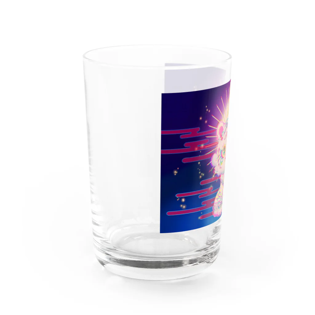 ちーちゃんのお店のガンギマリタイガー Water Glass :left