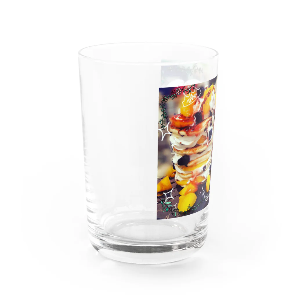 KURONMARONのパンケーキはじめました Water Glass :left