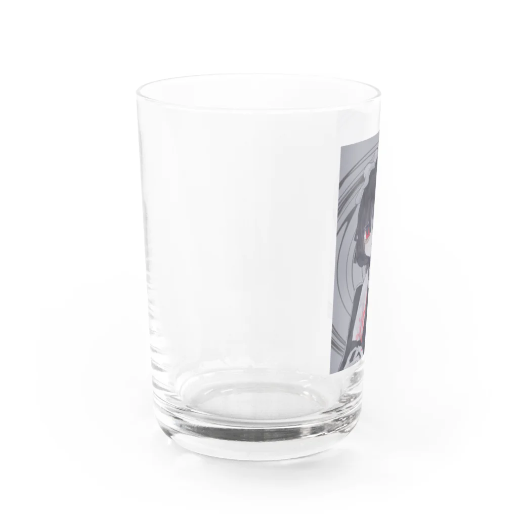 あくむ病院の紅 Water Glass :left