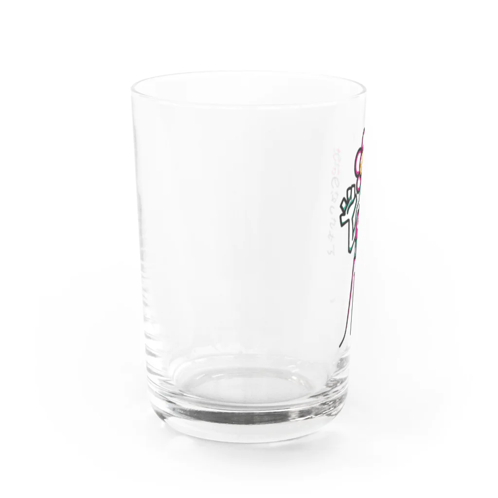 🈂️のお花のなっちゃん Water Glass :left