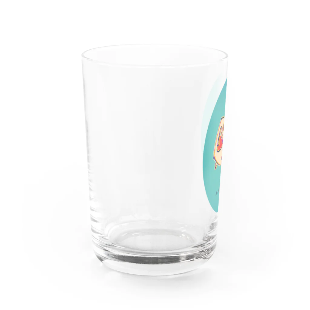 萩村漱石のMAGUROザメ Water Glass :left