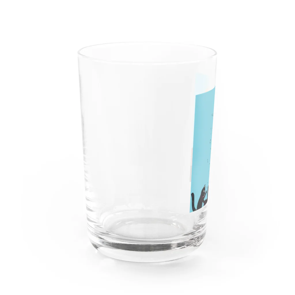 taramako  storeのジャズ猫ピアノ Water Glass :left