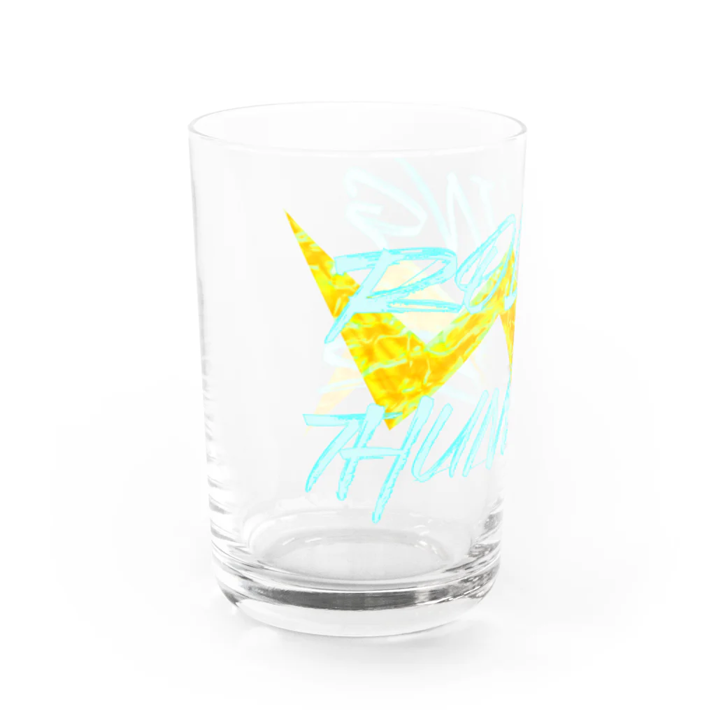 Ａ’ｚｗｏｒｋＳのROLLING THUNDER(英字＋１シリーズ) Water Glass :left