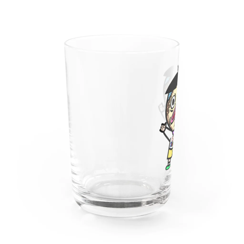 マッハナイスガイの鱈ちゃん（大） Water Glass :left