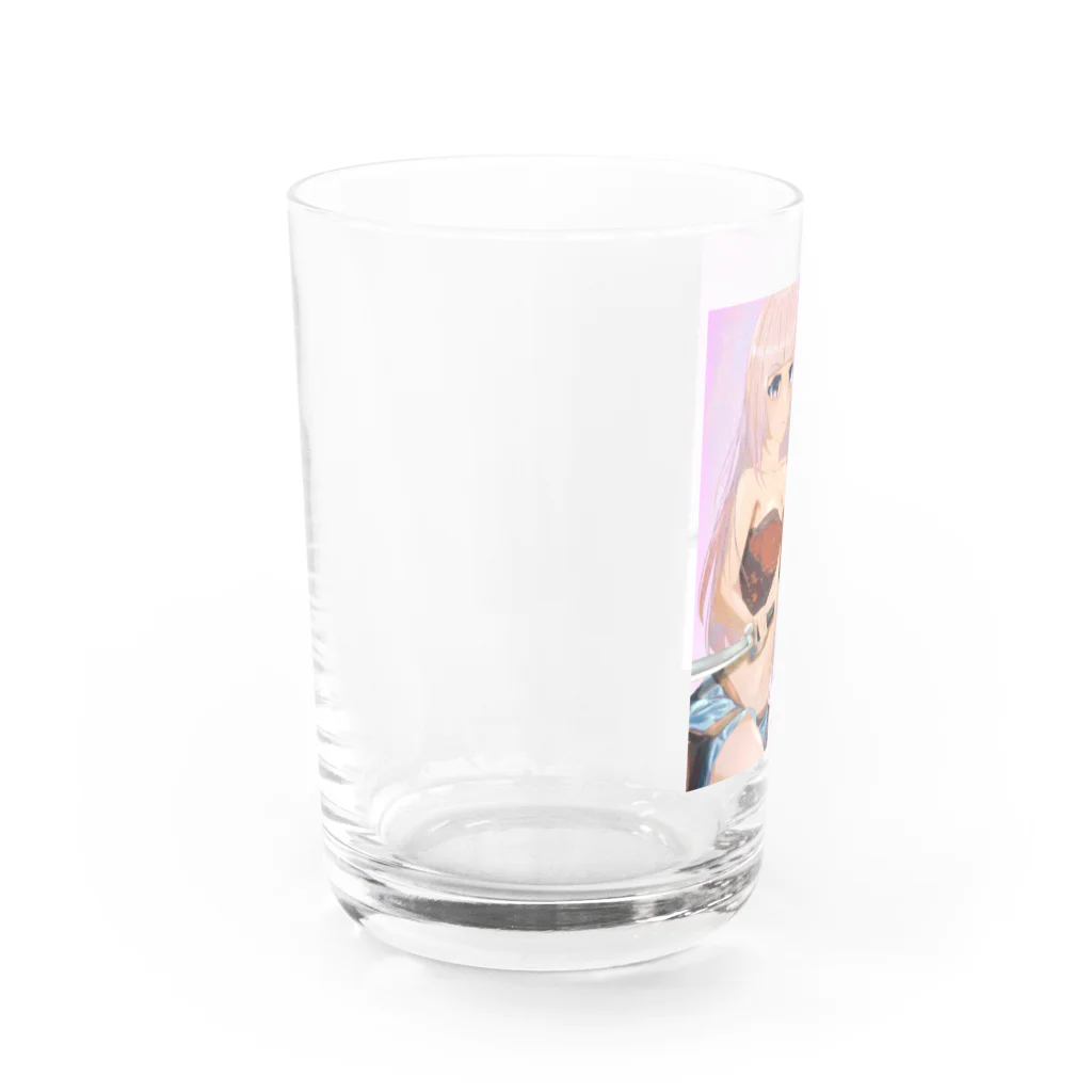 chicodeza by suzuriのコマンダーの女の子NO.147 Water Glass :left