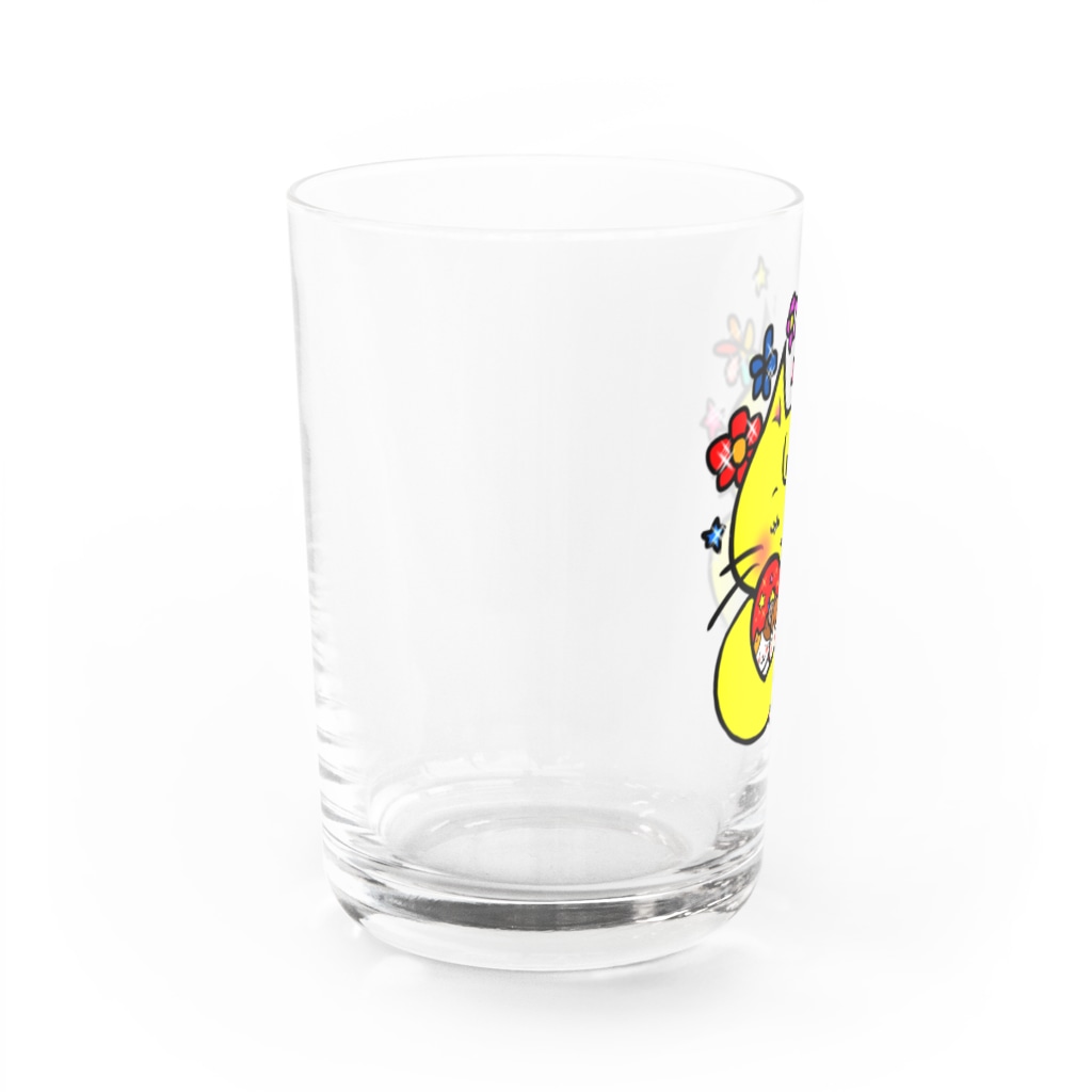 WataMayuroom☆の抱きしめるニャンコ Water Glass :left