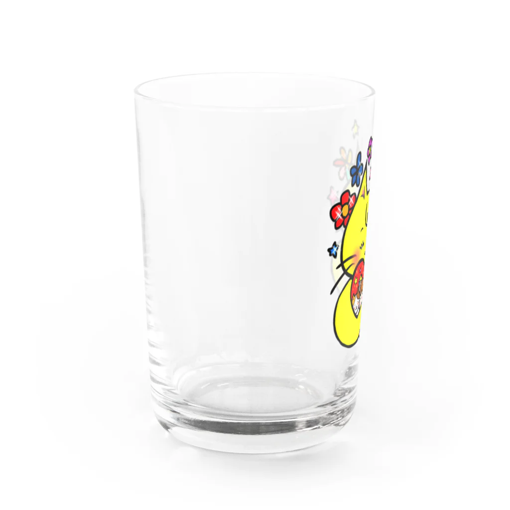 WataMayuroom☆の抱きしめるニャンコ Water Glass :left