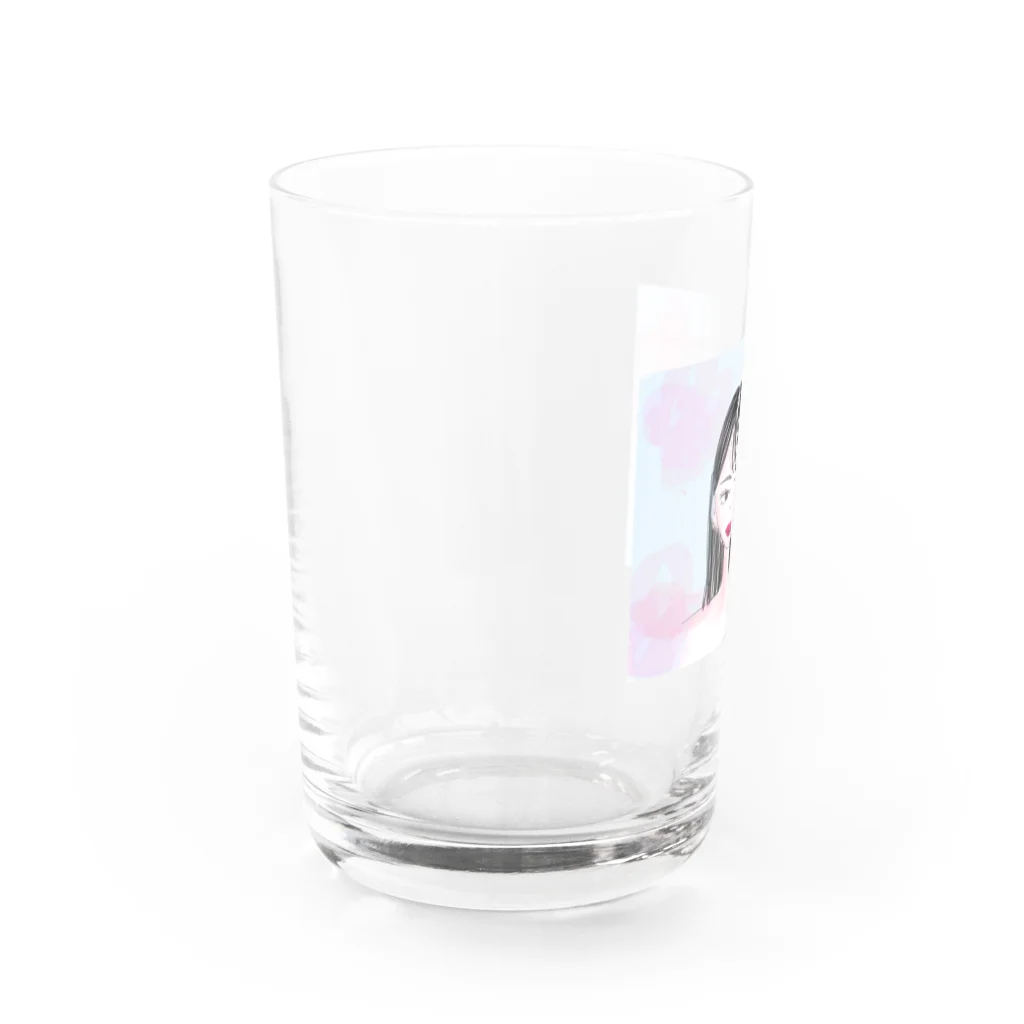 あくびの初恋の君 Water Glass :left