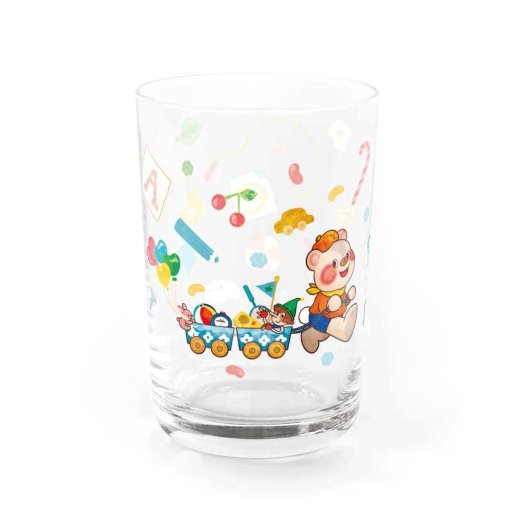 はるかんぼ｜イラストレーターのGOGO ゆくよ Water Glass :left