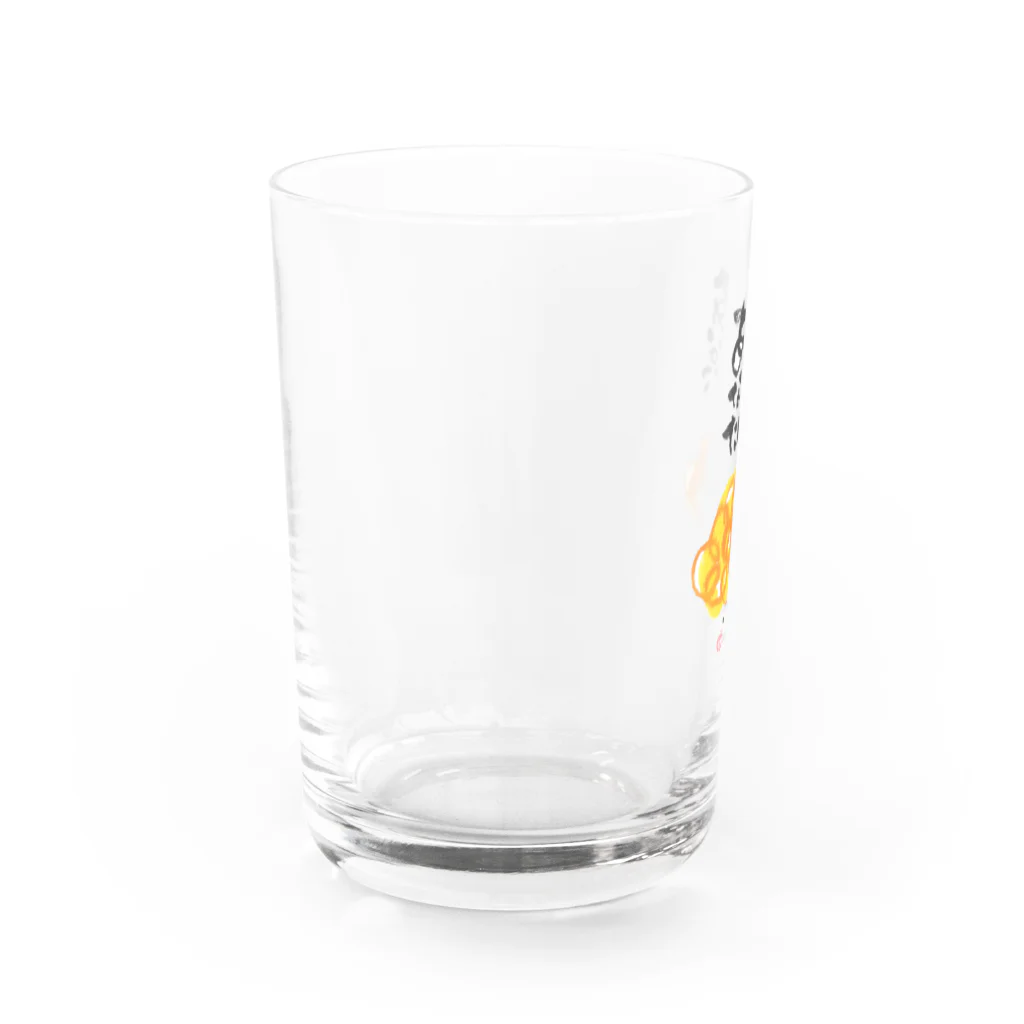 ふでこのゆるふでのもじゃもじゃくん Water Glass :left