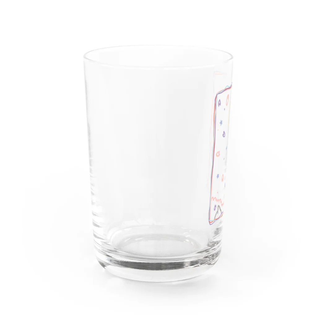 cosmicatiromの夜桜と散歩猫 Water Glass :left