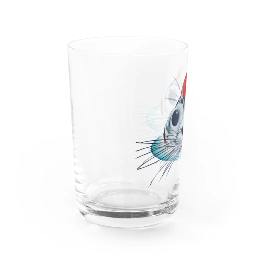 人体堂/jintaiアート工房のアザラシグラス Water Glass :left