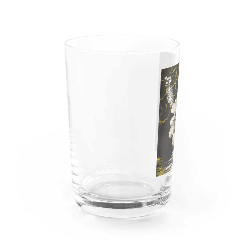 アンマミーヤ。のクールなハイビスカス Water Glass :left