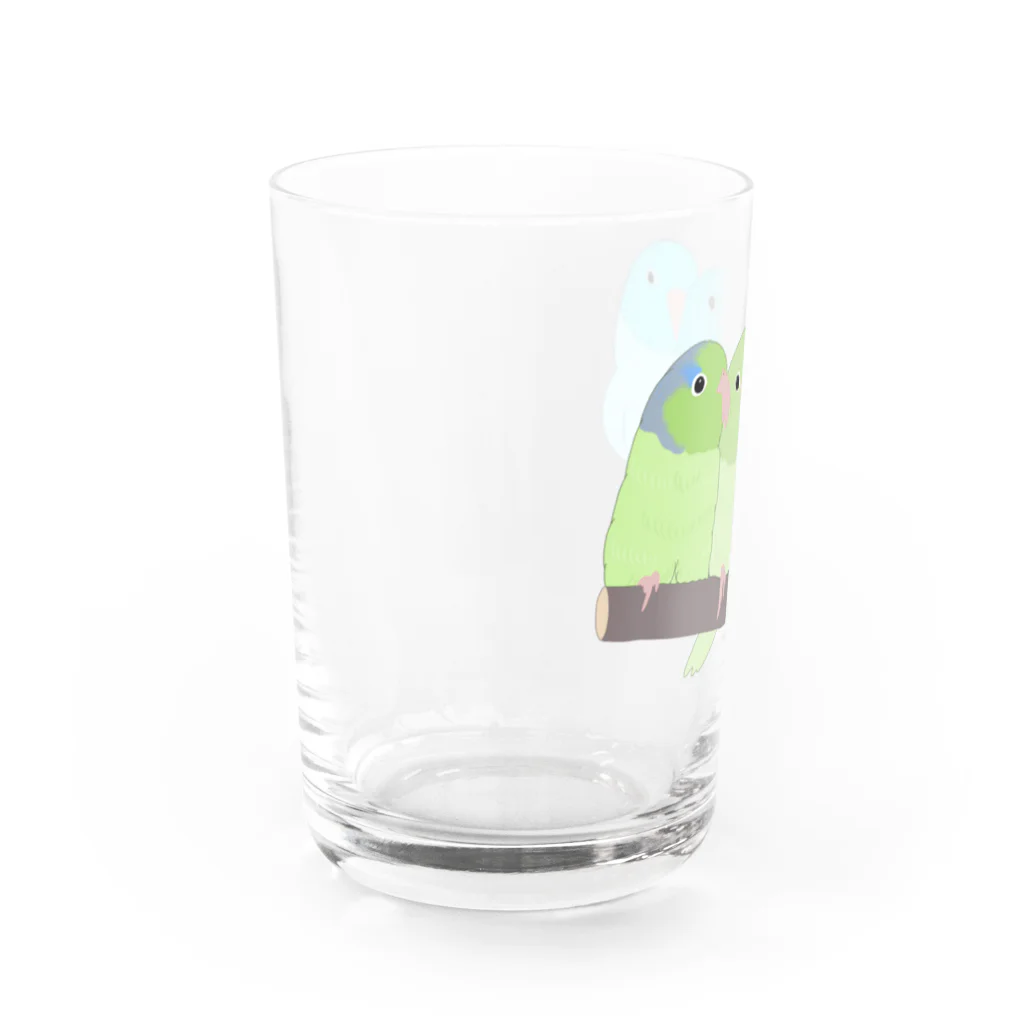 masumi maedaの寄り添う　マメルリハ　 Water Glass :left