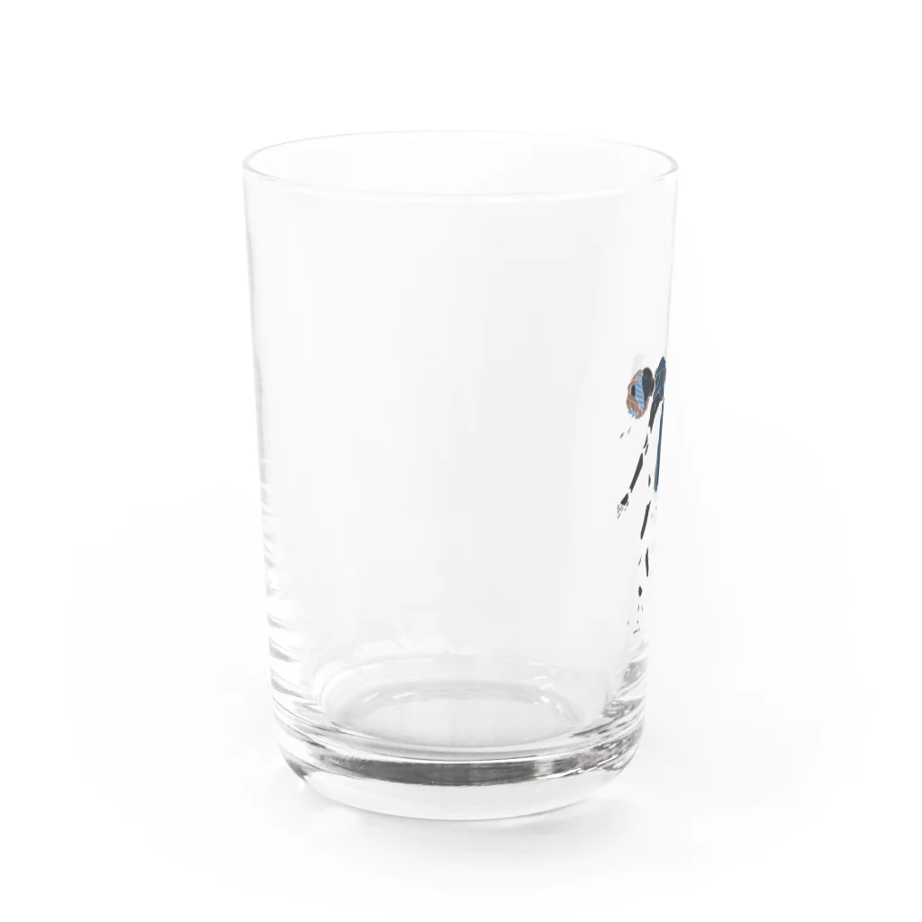 春のたけのこのばらばら裏 Water Glass :left