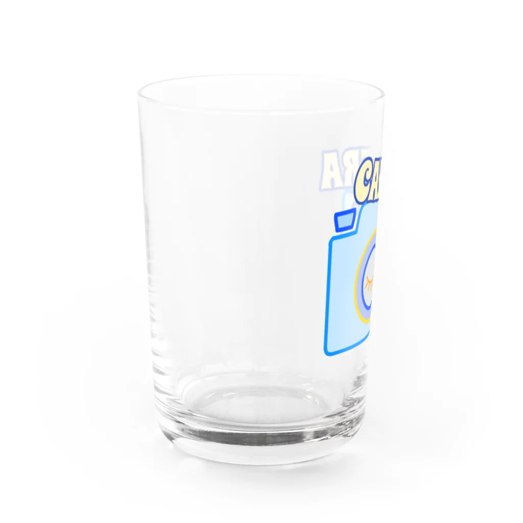 charlolのcamera ブルー Water Glass :left