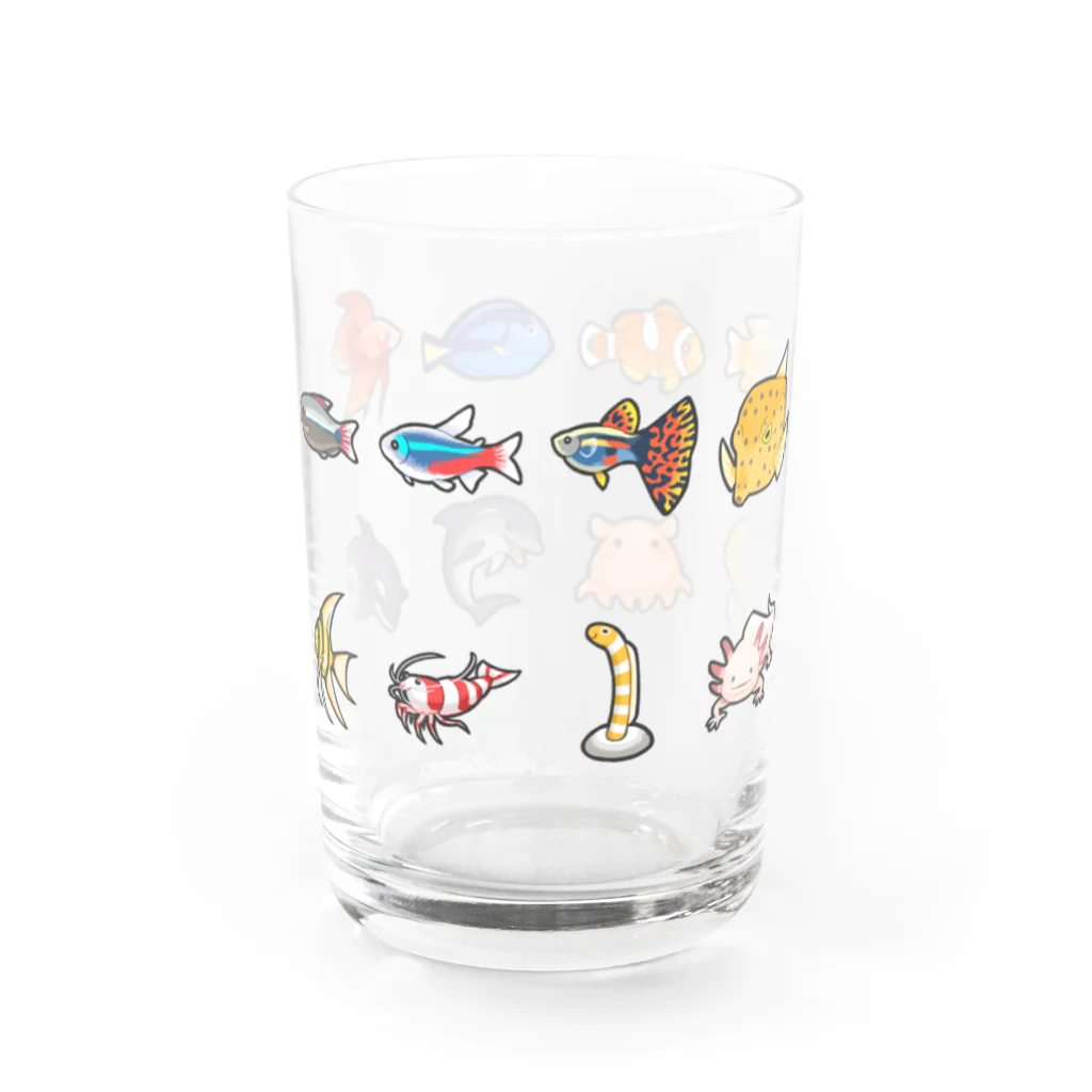 Maeken Gamesのさかなシリーズ Water Glass :left