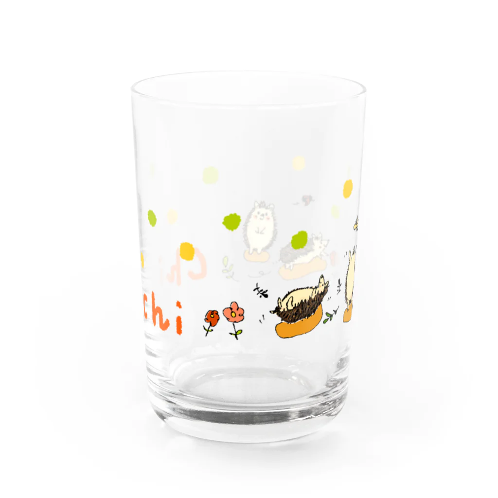 ハリネズミのチッチのハリネズミのチッチ🦔グラス Water Glass :left