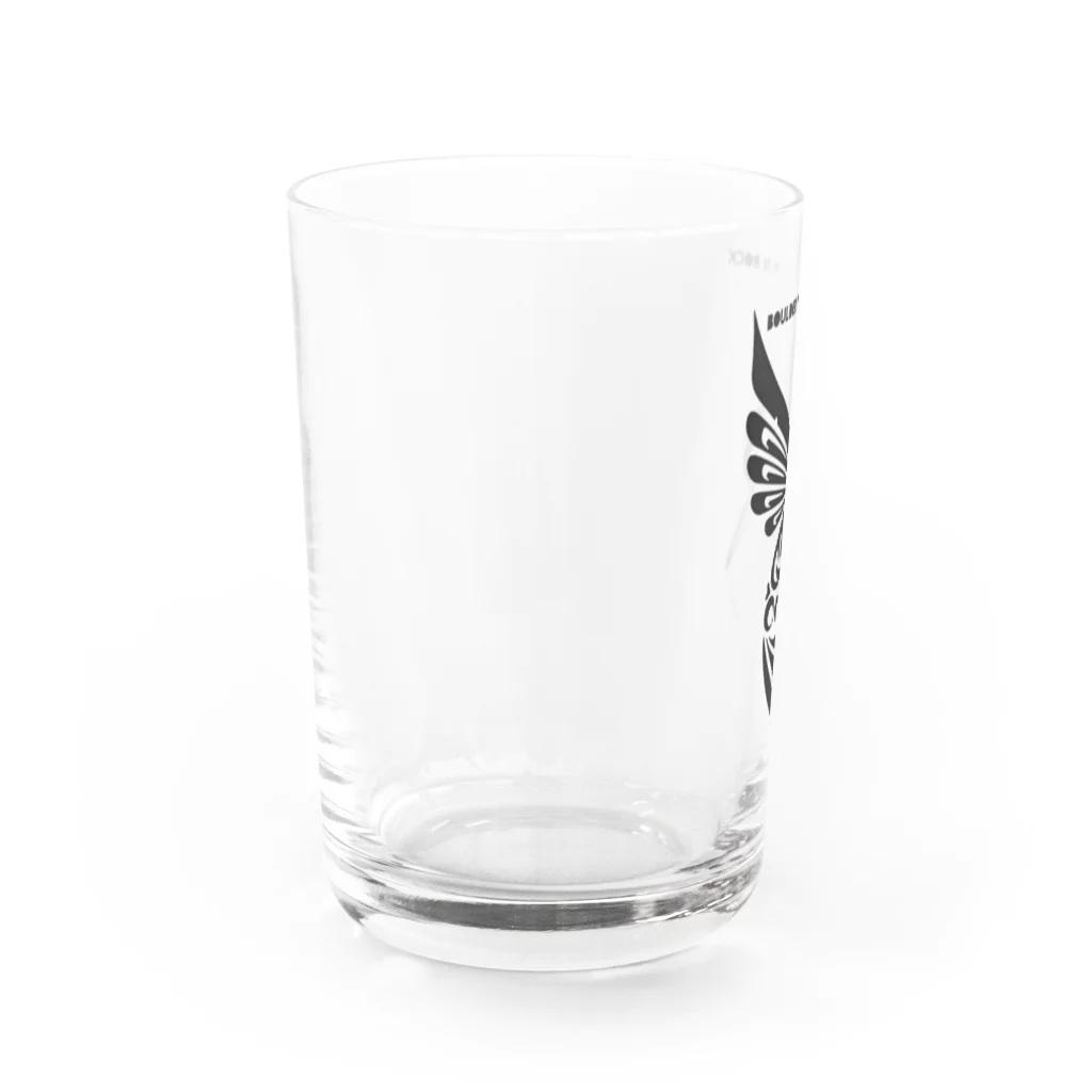 ボルダリングジム エヌロックのハミングバード　カナディアンアート風 Water Glass :left