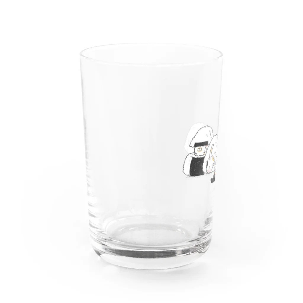 あらまつぱん子のごはんねこ　三毛ちびズの反抗期。 Water Glass :left