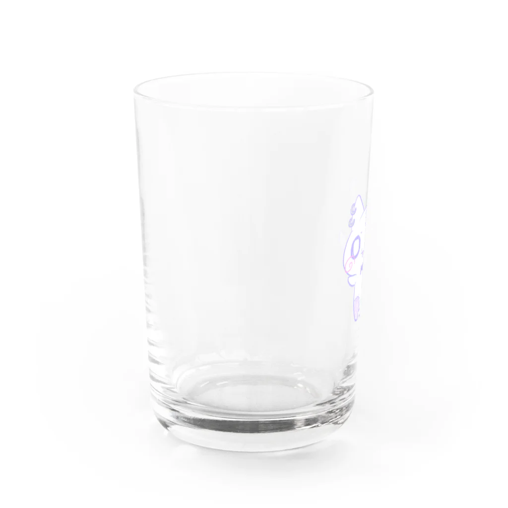 るぅちゃんのツギハギぬいぐるみねこ Water Glass :left