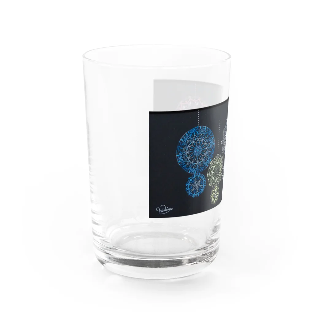 mi-cchanの曼荼羅　五輪ちゃん Water Glass :left