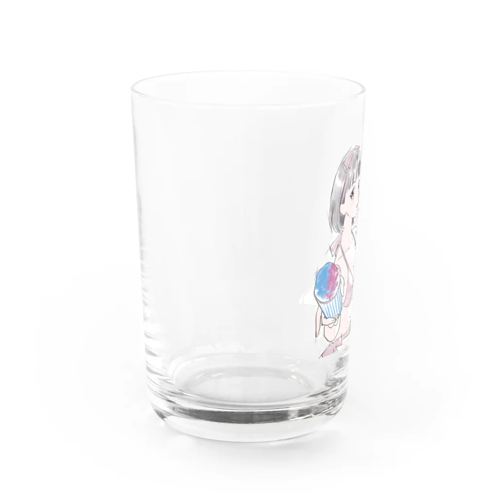 ぱんぴ学園購買部の棚橋桃音 Water Glass :left