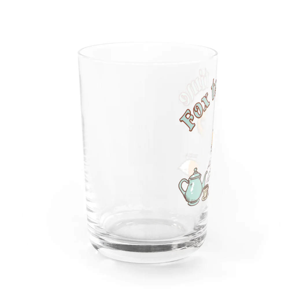 Heaven Monkeyのキツネのティータイム Water Glass :left