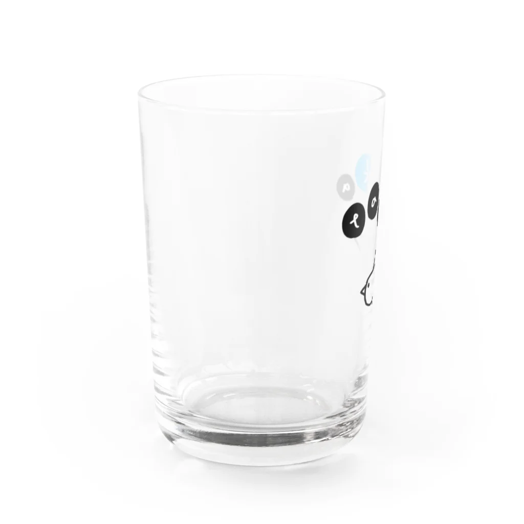 khgchrのtanka／とり(シンプル) Water Glass :left