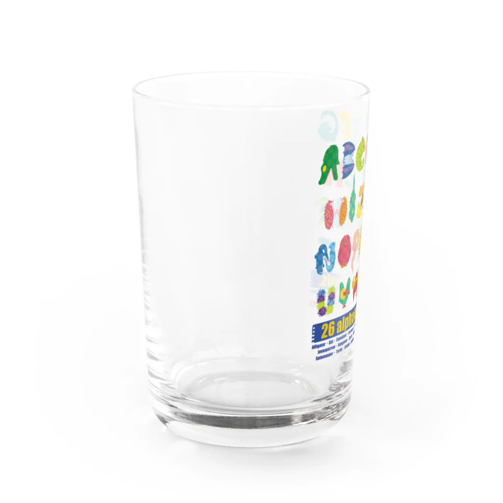イベントでは置いてないグッズの店のアルファベットアニマルズ Water Glass :left