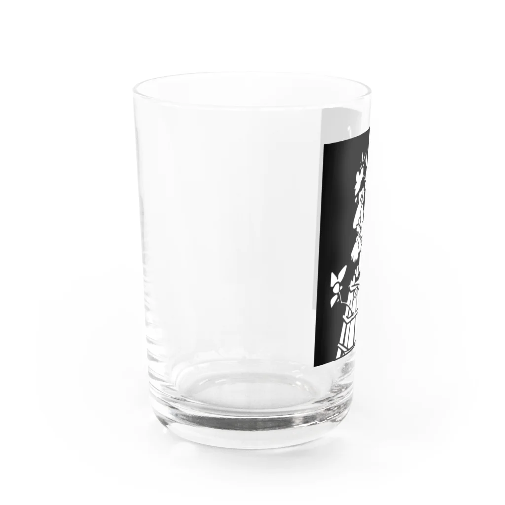 山形屋米店のジュゼッペ・アルチンボルド作 『四季＿秋』 Water Glass :left