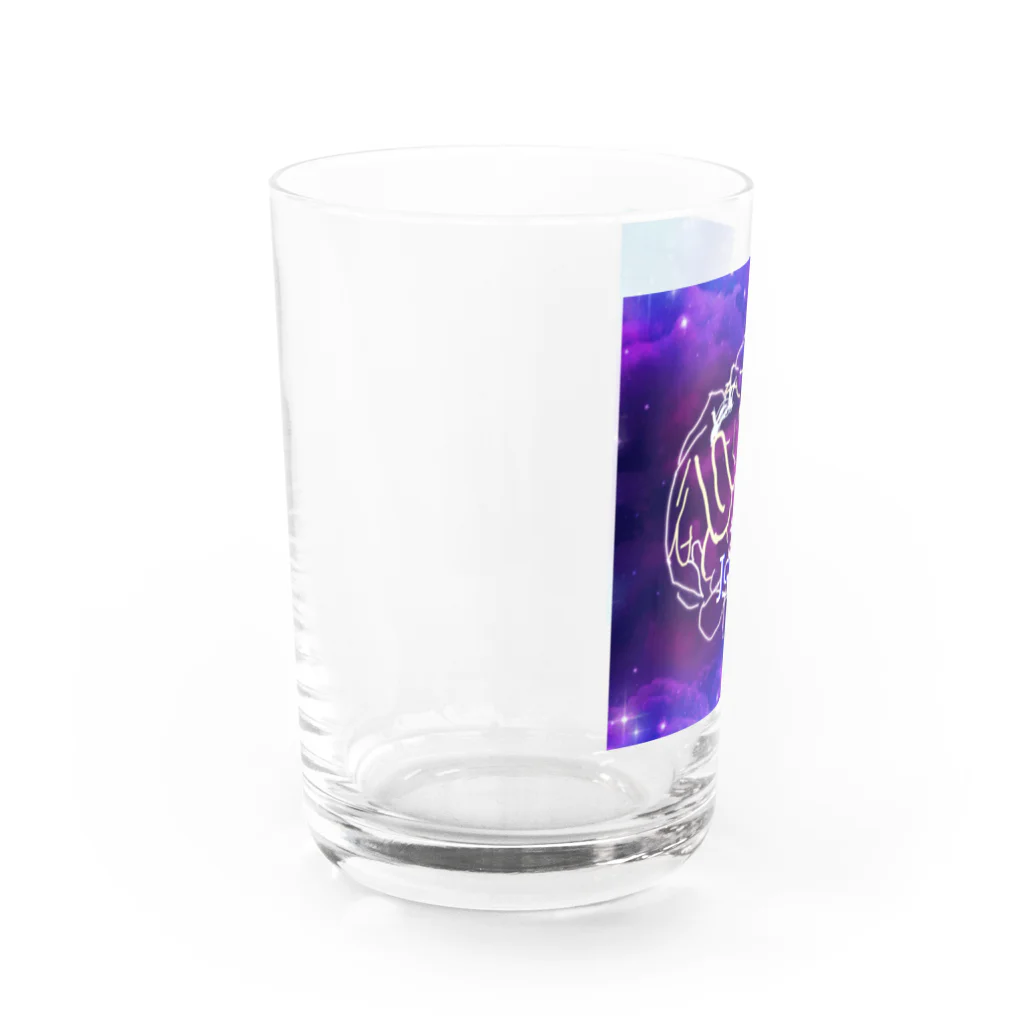 JohnnyLKの宇宙脳(スペース柄) Water Glass :left