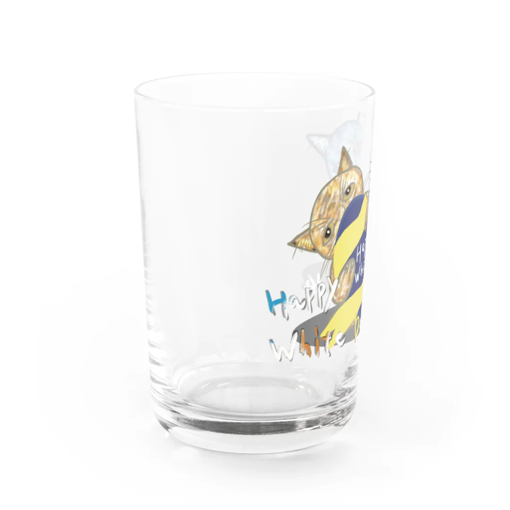 AkironBoy's_ShopのHappy White Day 3.14 〜あなたは誰にお返ししますか❓〜 Water Glass :left