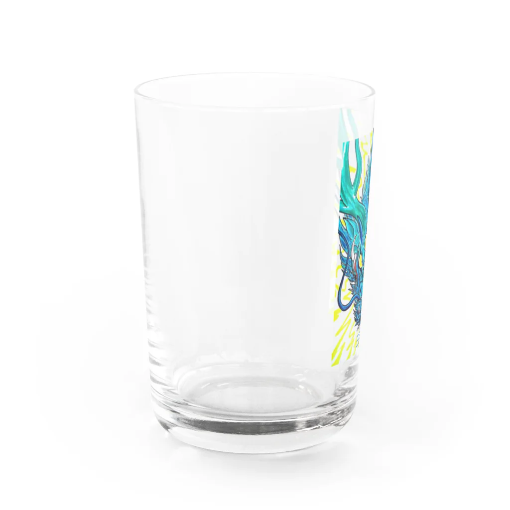 碧✯３の三つ目龍神　三宝荒龍神 Water Glass :left